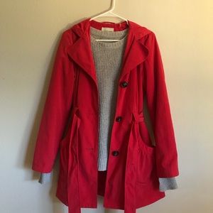 Esprit Red Raincoat